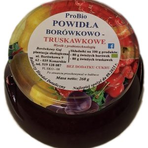Powidła borówkowo-truskawkowe 260g
